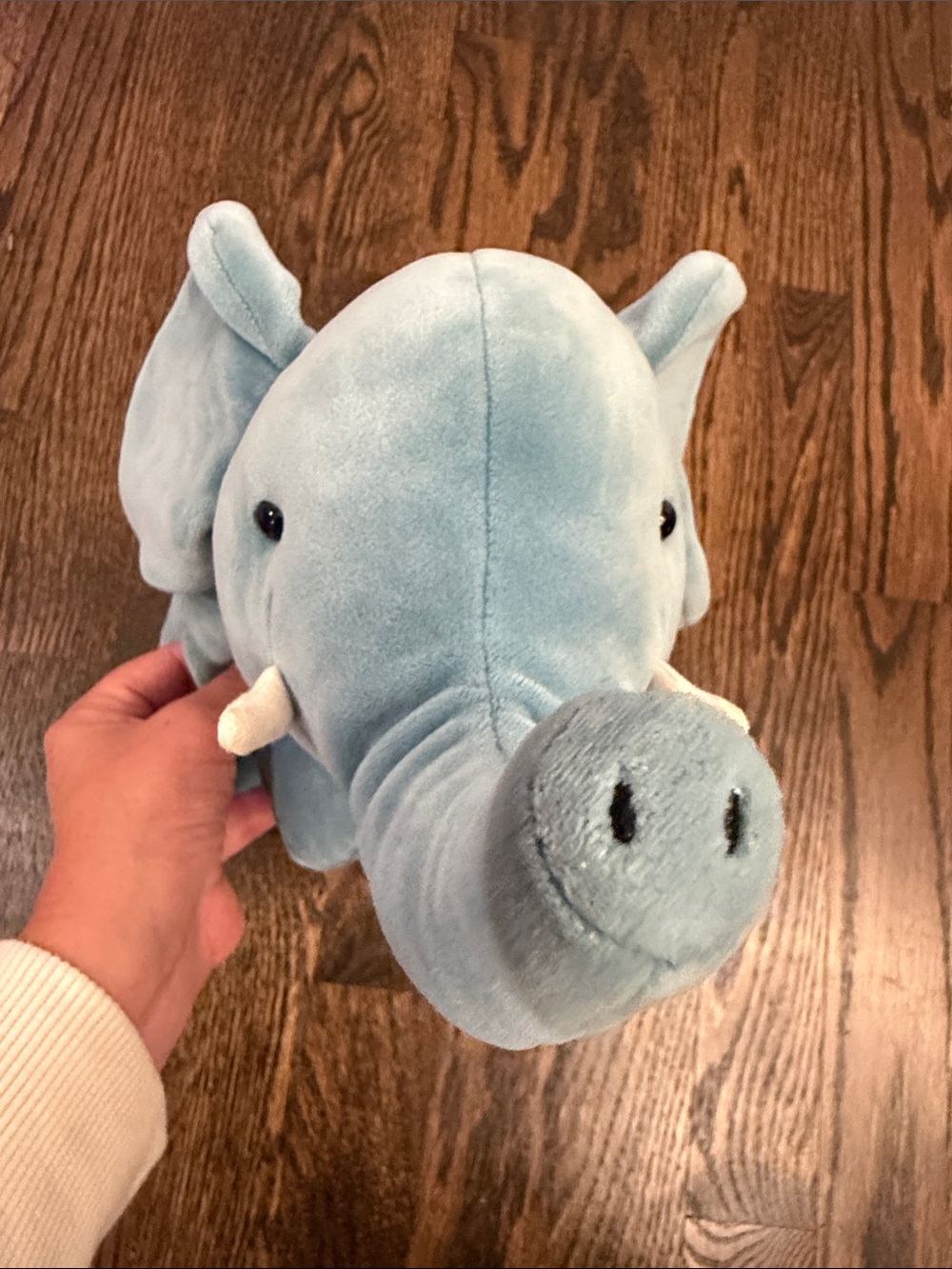 Jellycat Mellow Mallow Elly Blue Elephant Plush Stuffed Animal Soft retired - Picture 3 of 6